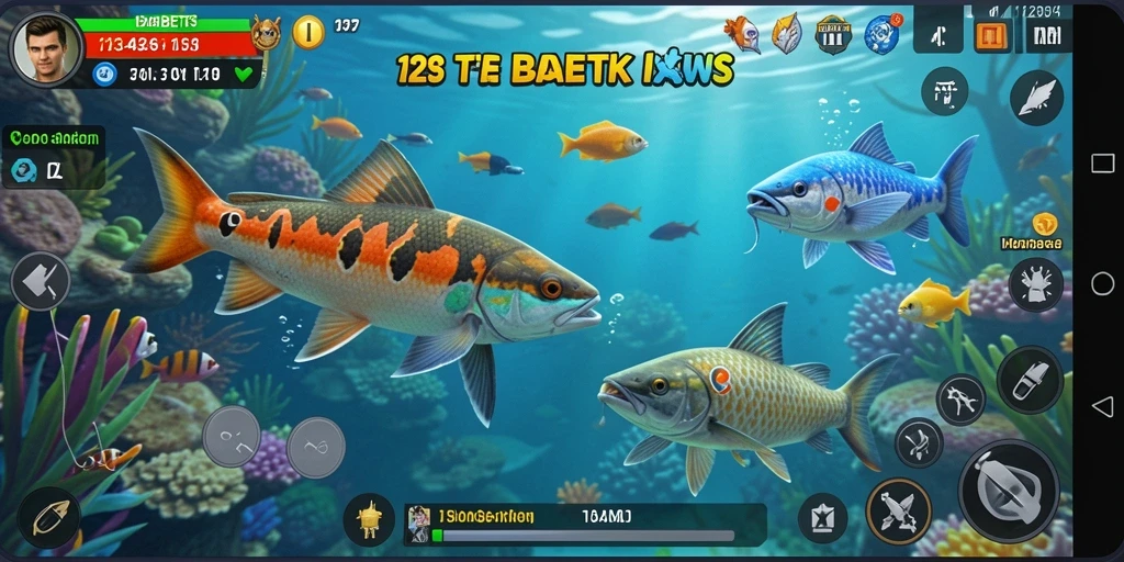 Tampilan gameplay seru dalam 1234BETS saat menembak ikan.
