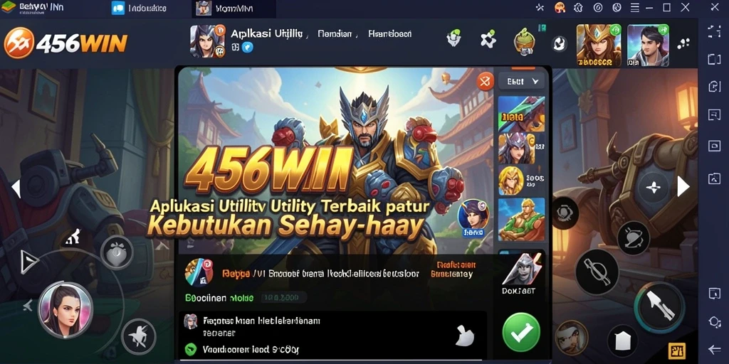 Tampilan antarmuka pengguna 456WIN yang sederhana dan fungsional.