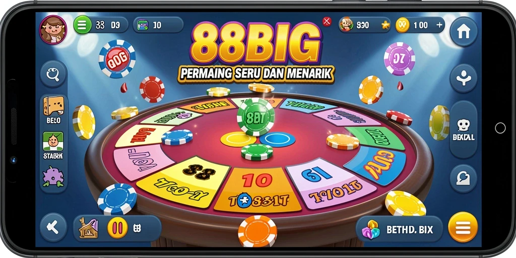 Gameplay seru di 88BIG penuh warna dan interaksi.