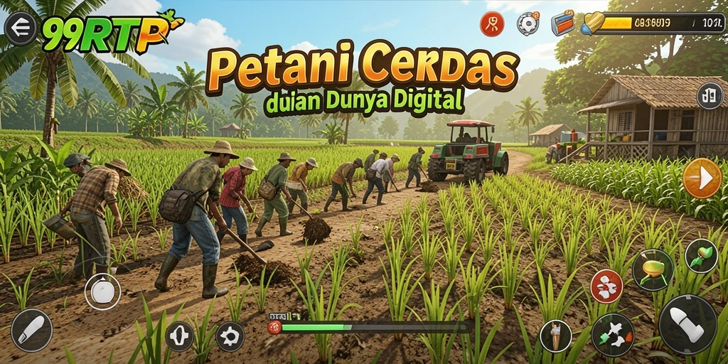 Gameplay <strong>99RTP</strong> yang menakjubkan dengan pertanian yang indah.