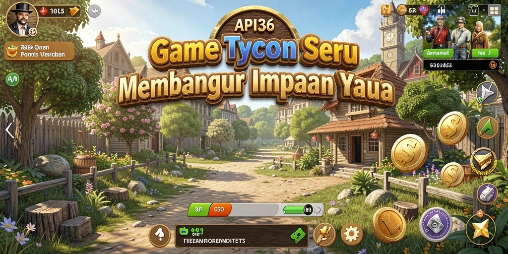 Screenshot menampilkan gameplay Tycoon yang menarik dan mendalam.