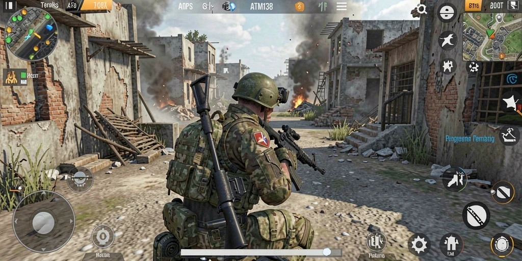 Tampilan menegangkan dari gameplay <strong>ATM138</strong> yang penuh aksi.