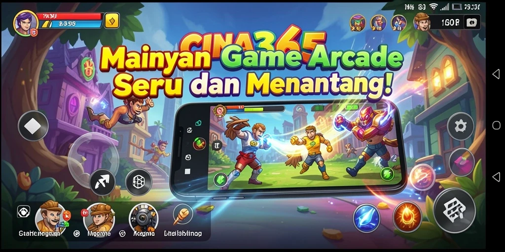 Tampilan gameplay CINA365 yang seru dan menarik.