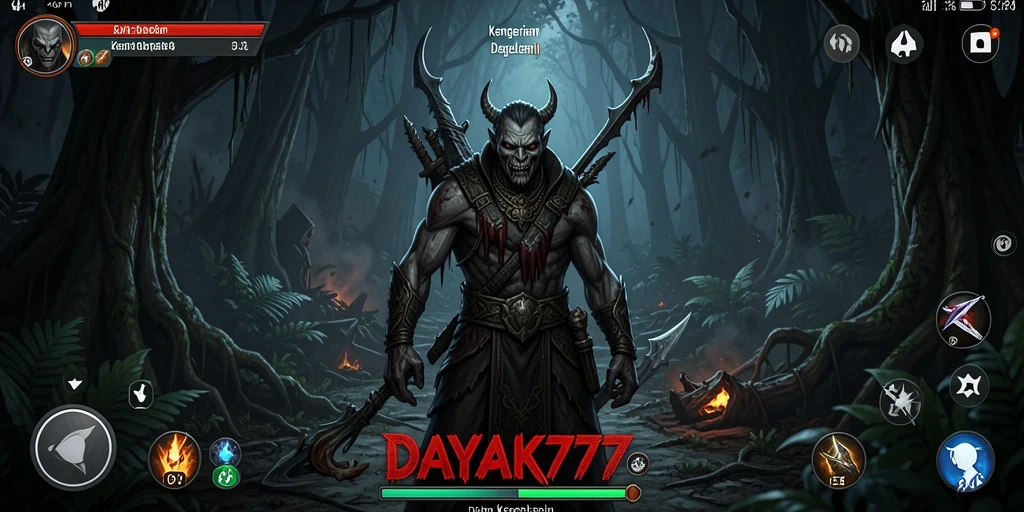 Gambaran gameplay DAYAK777 yang mencekam dan menegangkan.