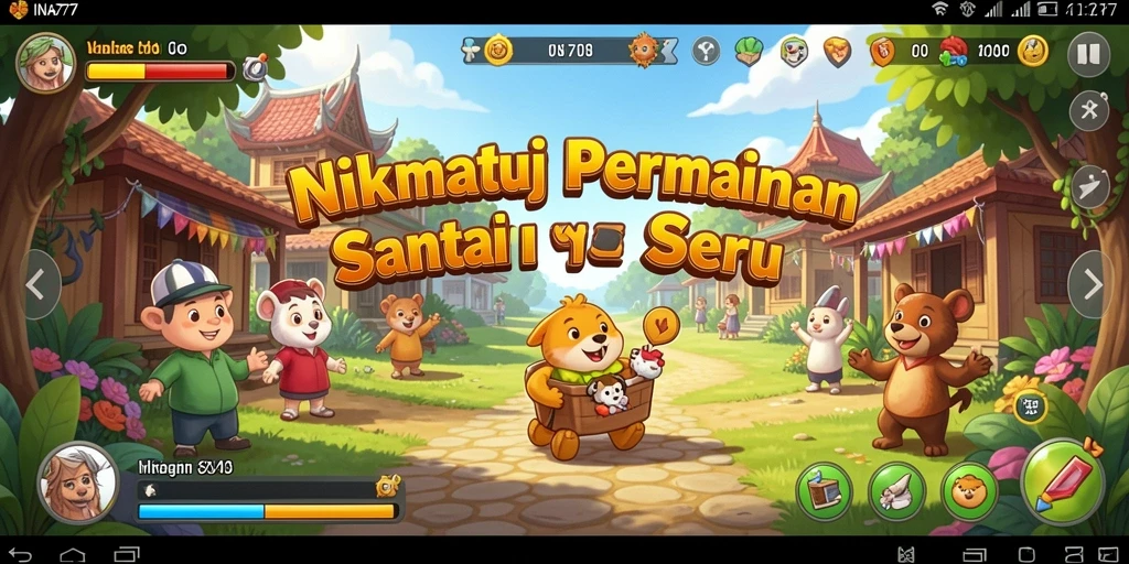 Screenshot utama menampilkan keseruan gameplay <strong>INA777</strong> di berbagai level menarik.