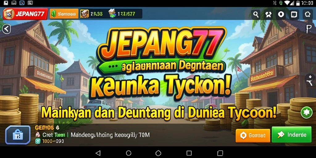 Tampilan menarik dari gameplay JEPANG77 yang penuh tantangan.