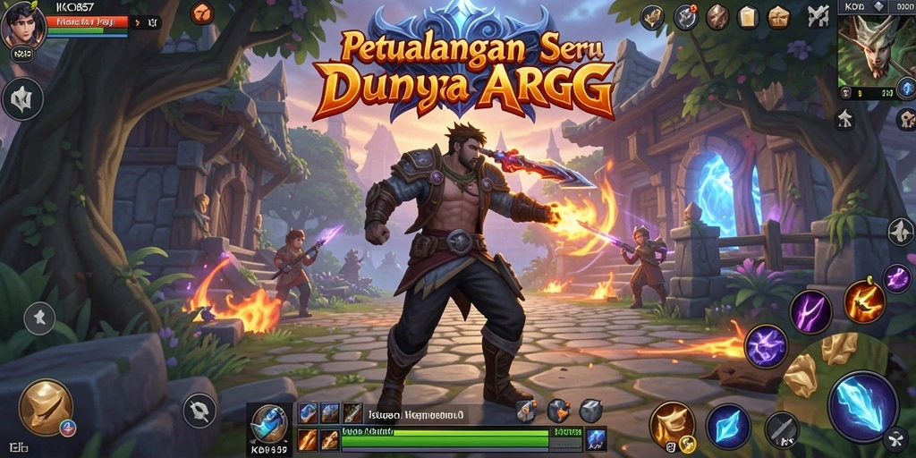 Tangkapan layar KO857 menunjukkan aksi pertarungan seru dan grafis yang menawan.