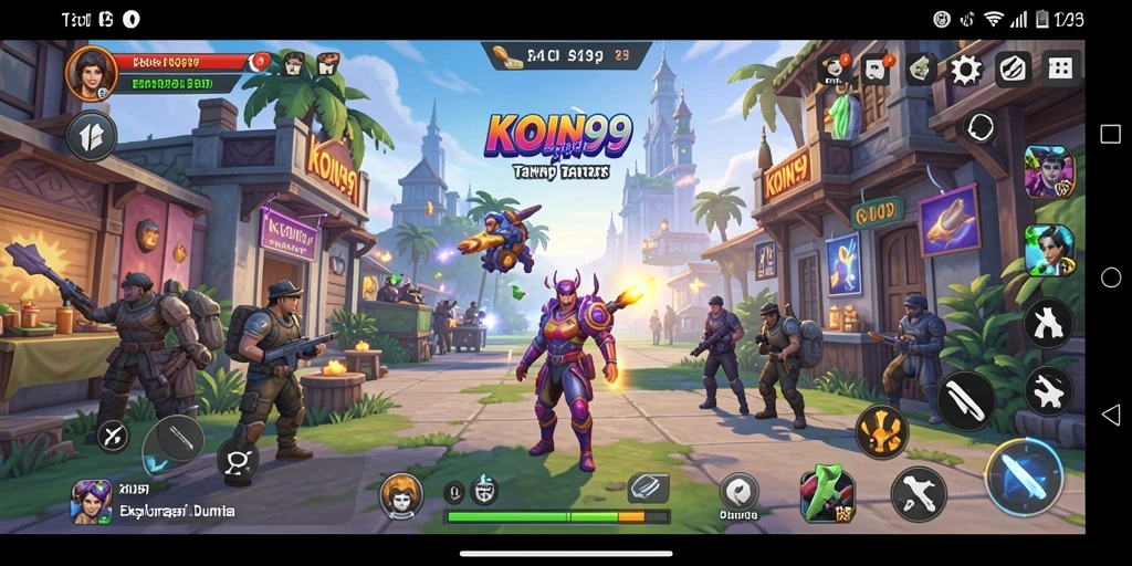 Tampilan gameplay Open World yang dinamis dan kreatif.