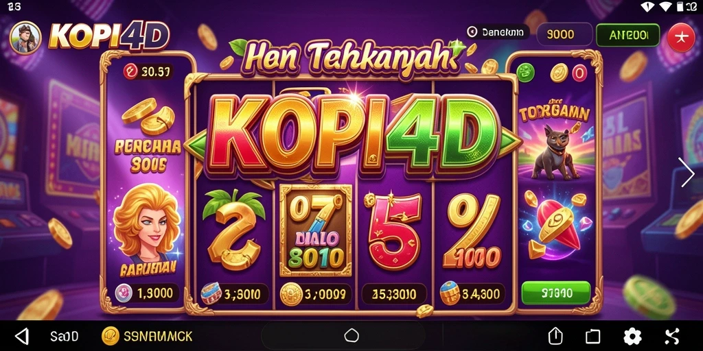 Screenshot gameplay KOPI4D yang menampilkan slot dengan grafis memukau.