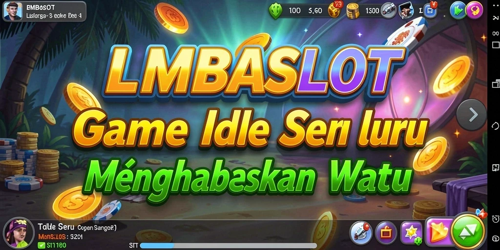 Tangkapan layar gameplay LMBASLOT yang menampilkan elemen Idle yang menantang.