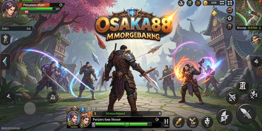 Tampilan gameplay menarik dalam dunia fantasi OSAKA88.