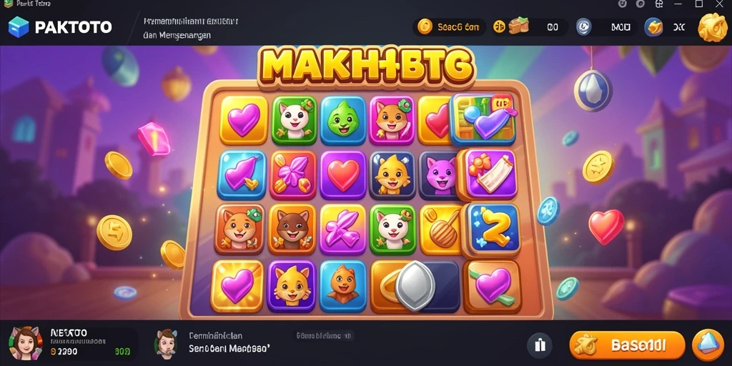 Tampilan gameplay PAKTOTO yang dinamis dan penuh warna.