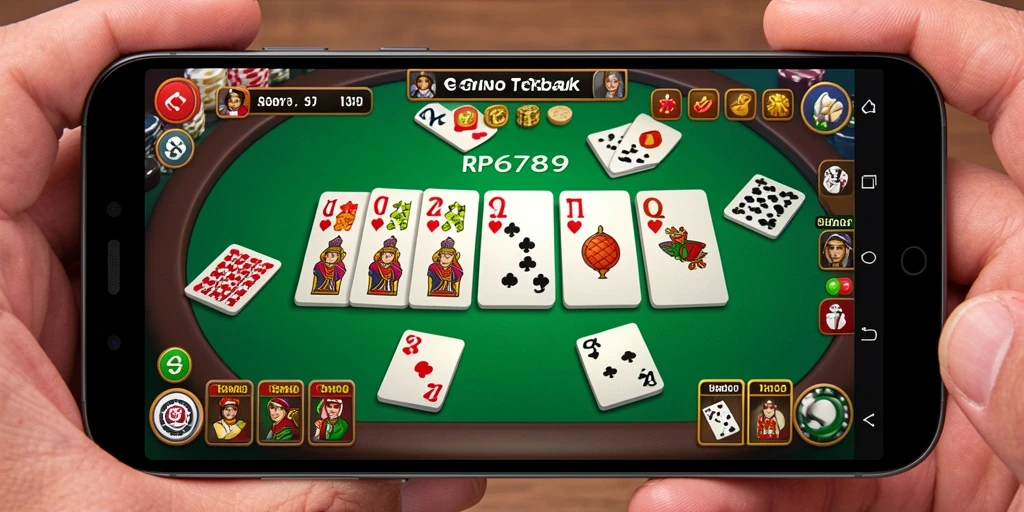 Tampilan gameplay seru dalam RP6789 dengan pengalaman bermain Domino.
