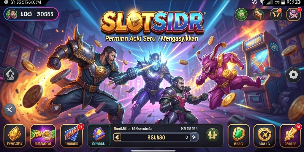 Tampilan gameplay SLOTSIDR yang menegangkan dan seru.