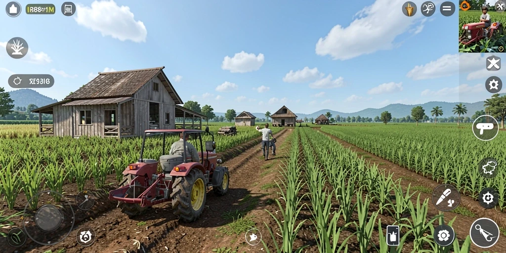Menampilkan gameplay X88 yang seru dan interaktif di kebun virtual.